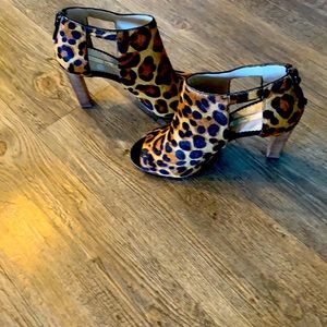 Leopard booties from Boden